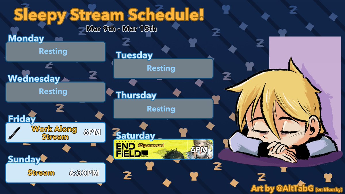 Will Sleeps Not 💤🍞 | Vtuber | Blarg! Arc tweet media