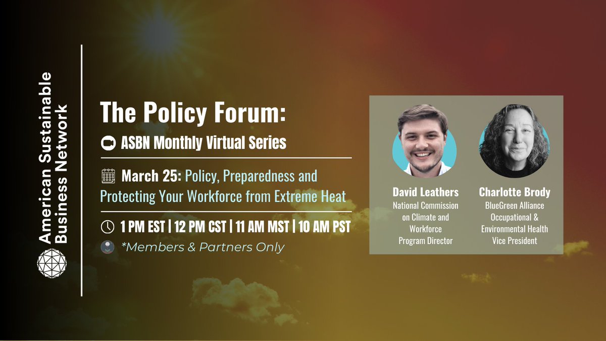 American Sustainable Business Network tweet media