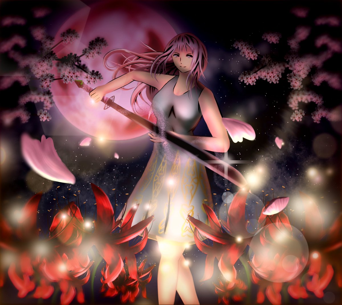 Vgen request by <a href="/CrystalStance/">Crystal 💕</a>. This is her sona! Thank you for requesting my services! It means a lot! 💙 I am very grateful and it is a pleasure working with you! 💙 #VgenComm #イラスト