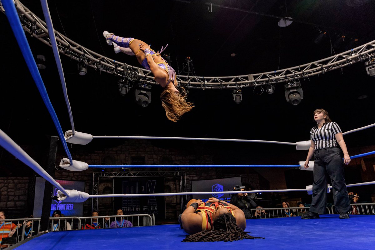 rachel_leyy's tweet image. I always post on insta and then forget my twitter friends I am so sorry the PoP will be better for my people🫶🏼👑💜 #prowrestling #womenswrestling #freeagent #wwe #tna #aew