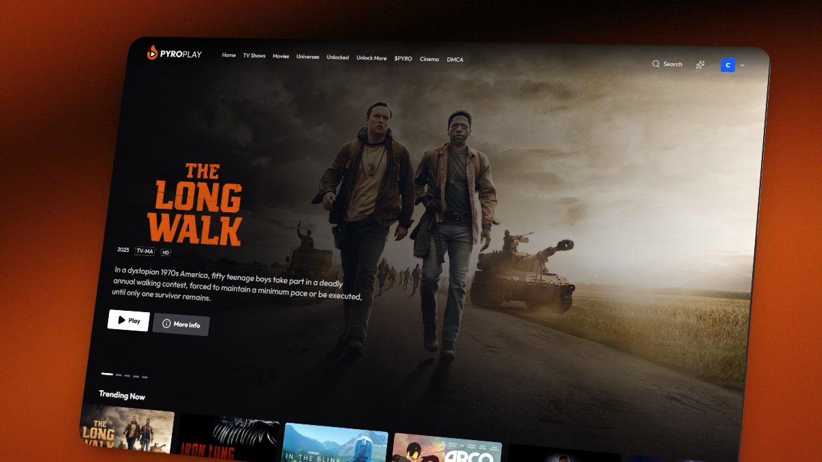 One streaming provider to rule them all
pyroplay.tv