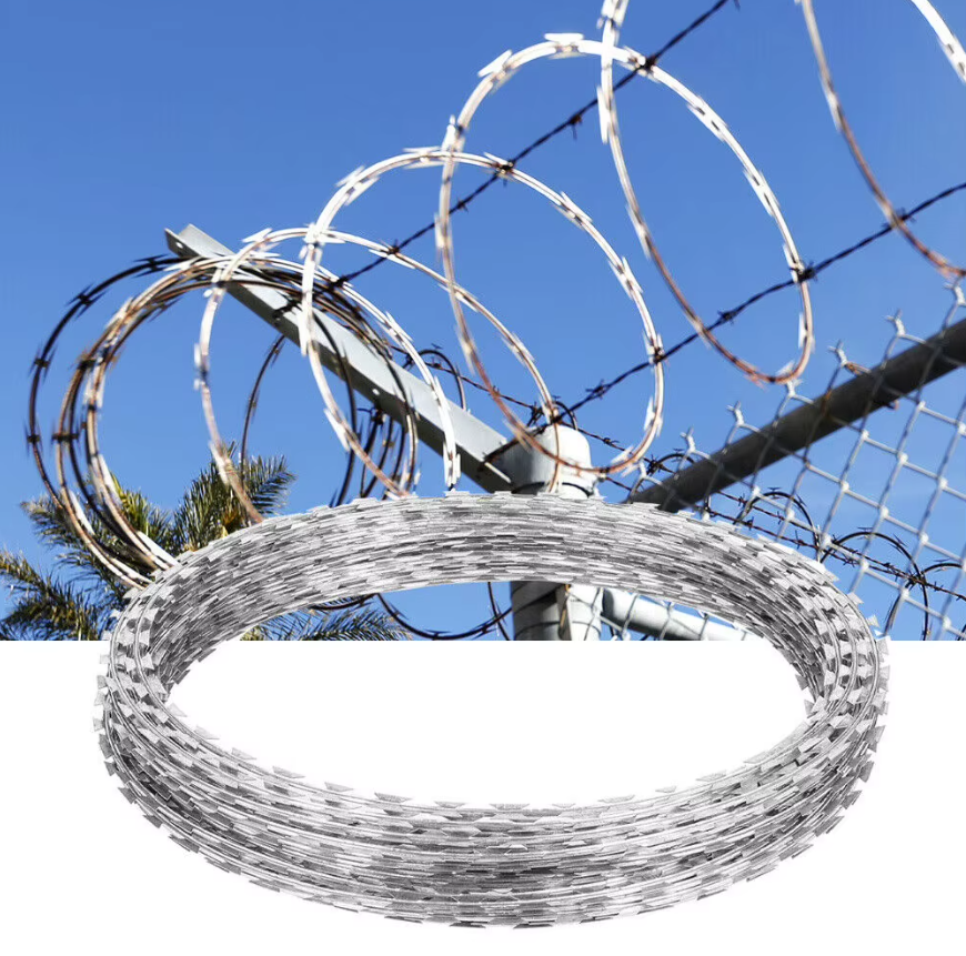 JiaWang1987's tweet image. 🛡️ Heavy-Duty Galvanized Razor Barbed Wire – Your Ultimate Security Solution!
Hey everyone! 👋 Looking for a reliable way to secure your perimeter, factory, or farm? Our hot-dip galvanized razor barbed wire is here to save the day! 
#securityfencing #razorwire #galvanizedsteel