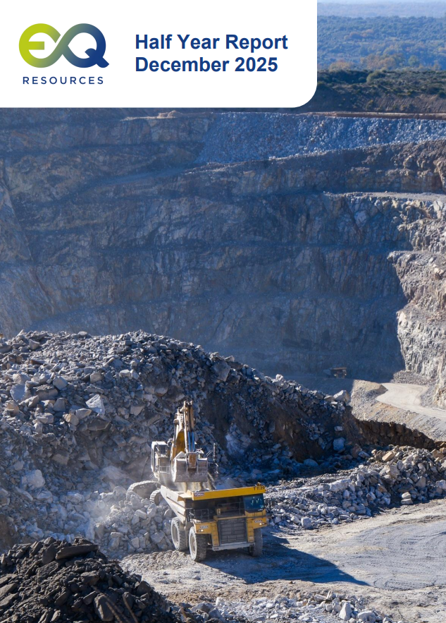 EQ Resources Limited (ASX:EQR) is pleased to share its Half-Year Financial Report, now available online.

🔗 Read the report here:
eqresources.com.au/site/pdf/ca823…

#EQResources #EQR #ASXNews #FinancialReport #InvestorUpdate #Barruecopardo #MtCarbine #Tungsten
