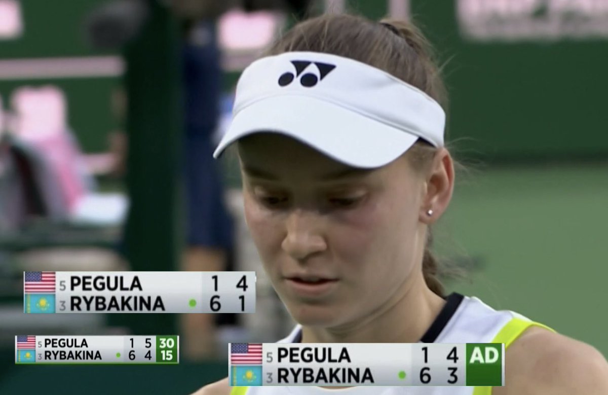 Lena Rybakina won this set and secured her place in the semi finals 🧸🫰🙂‍↔️