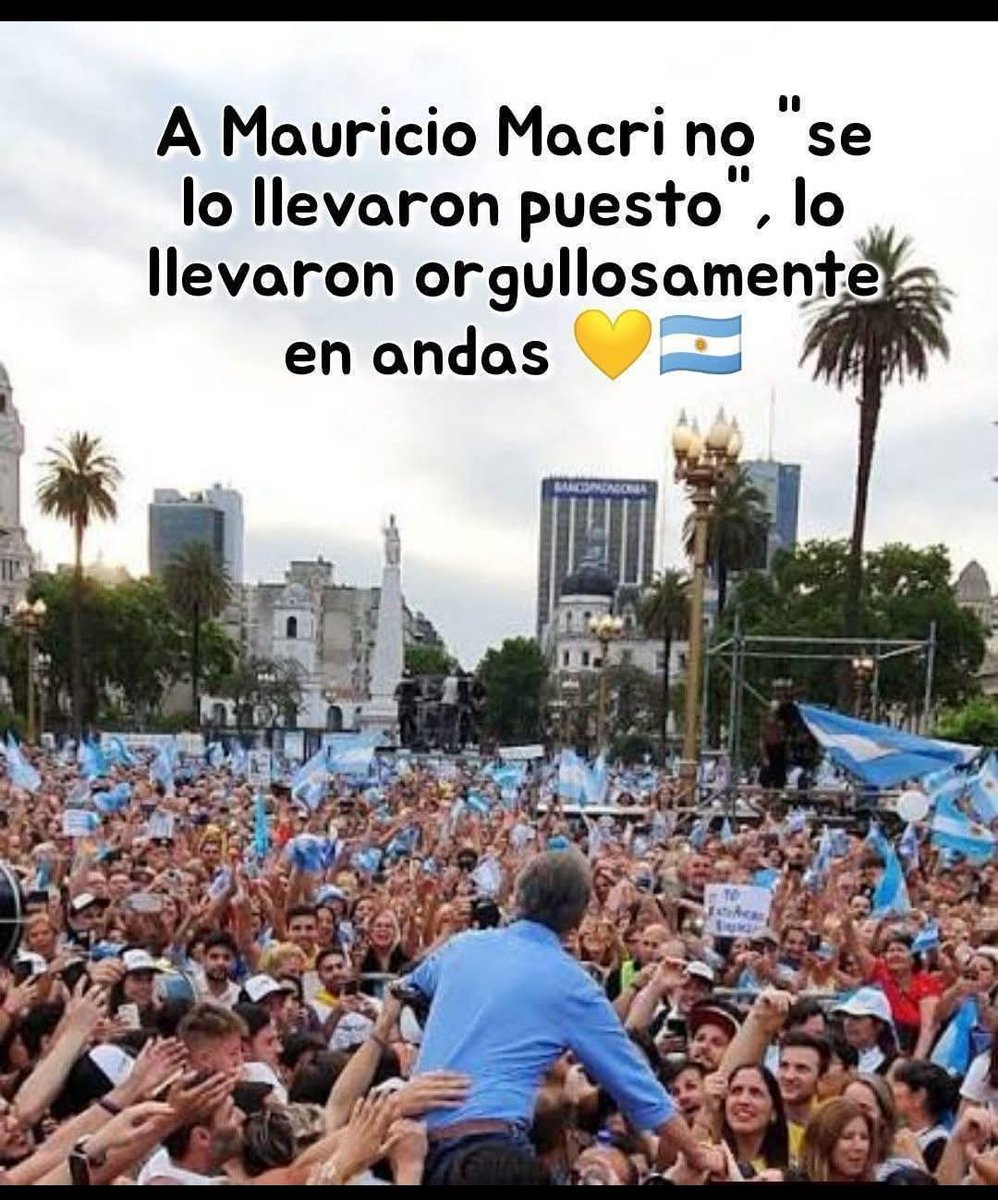 MariaTodaro13's tweet image. MAURICIO MACRI 2027!!
#PRO
#SiSePuede
💛🇦🇷💪💛🇦🇷💪💛🇦🇷💪💛