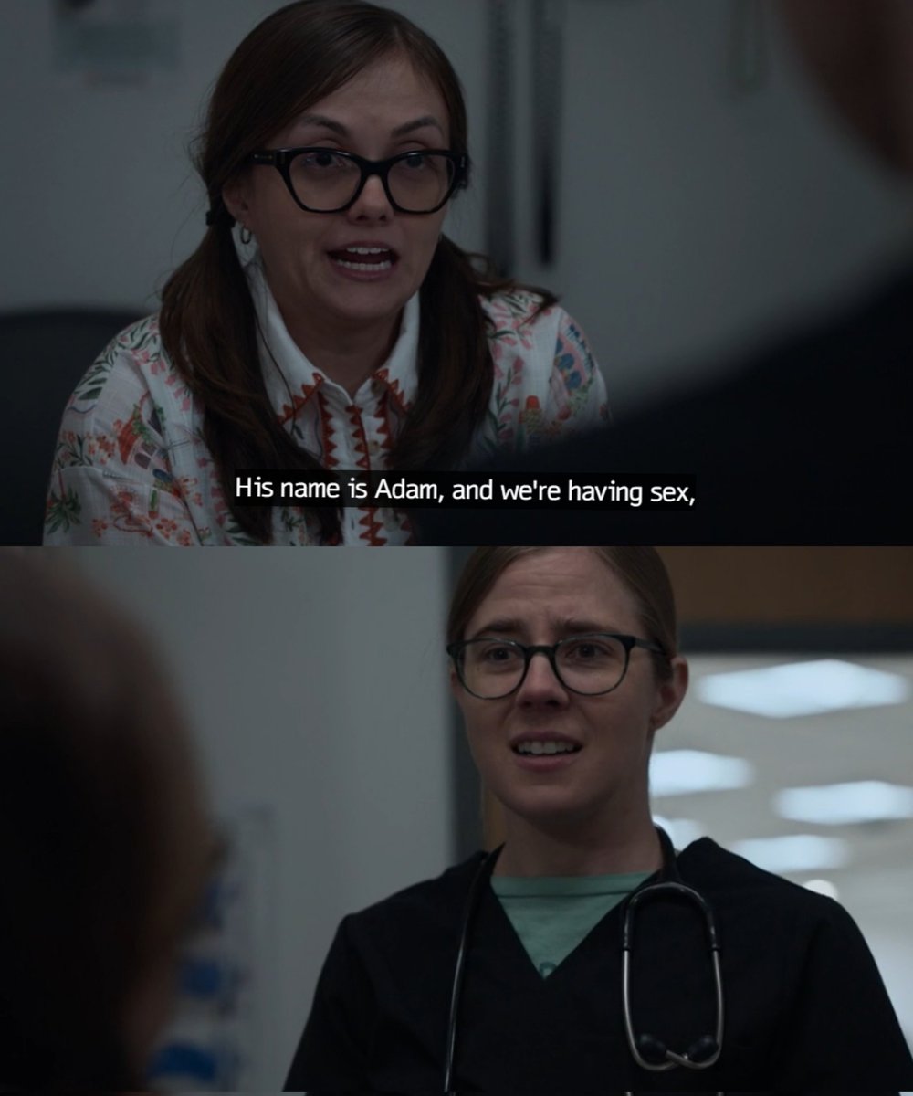 this must be in Mel's top ten worst conversation she ever had in her life #thepitt https://t.co/e...