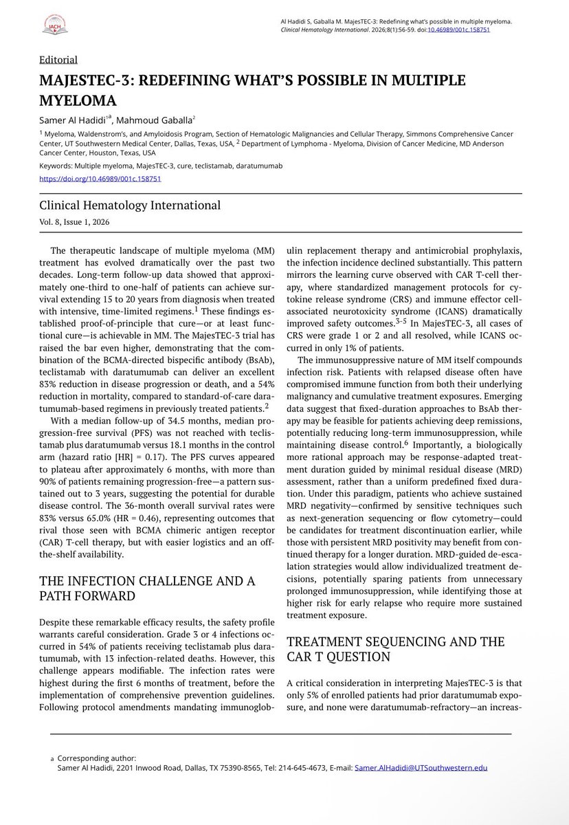 Samer Al Hadidi, MD,MS,FACP tweet media