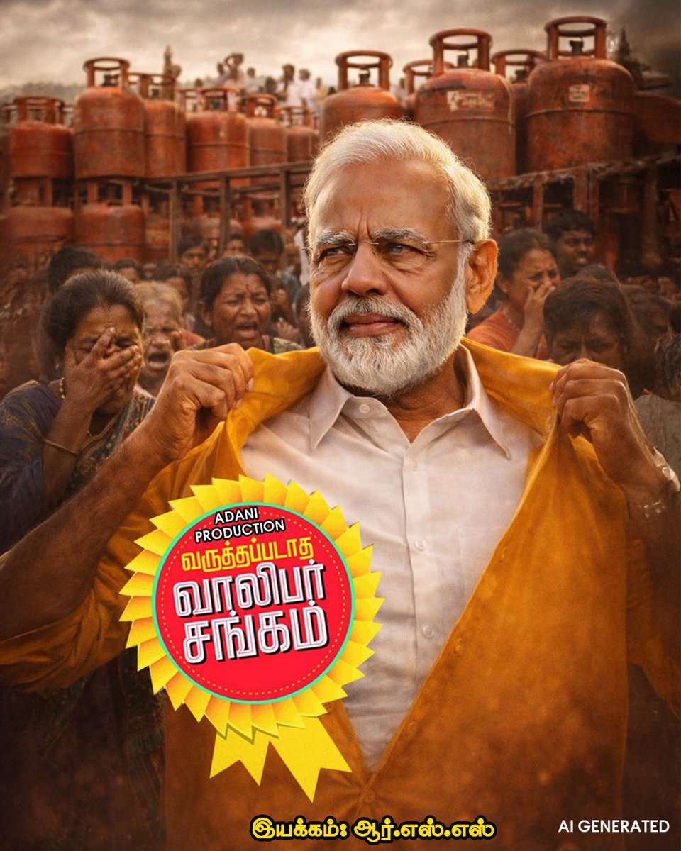 INCTamilNadu's tweet image. LPG Demand. Petrol Demand.

மோடி – வருத்தப்படாத வாலிபர் சங்கம்.

#ModiCompromisedNoLPG
#LPGSupply
#TNCC