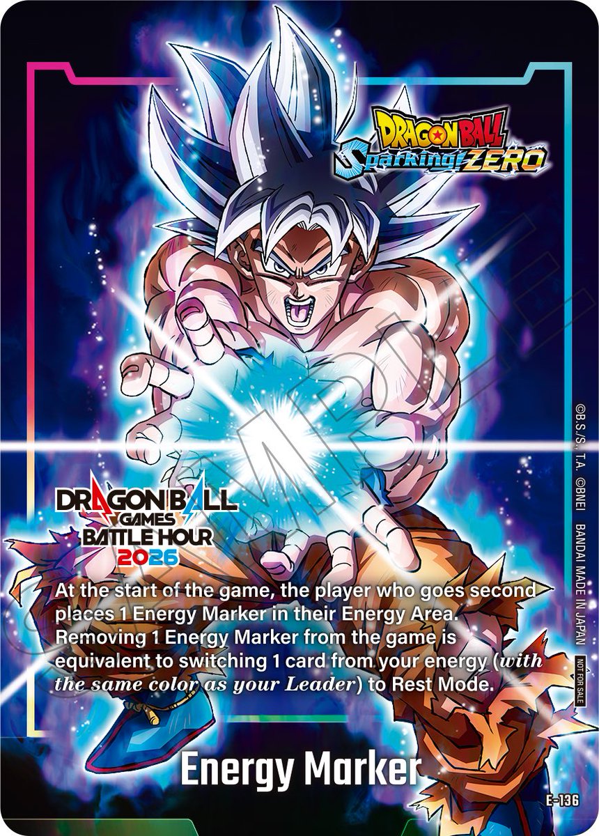 ドラゴンボール フュージョンワールド エナジーマーカー ゲンキダマツリ エナジーマーカードラゴンボール ゲンキダマツリ 来場記念品《E-131