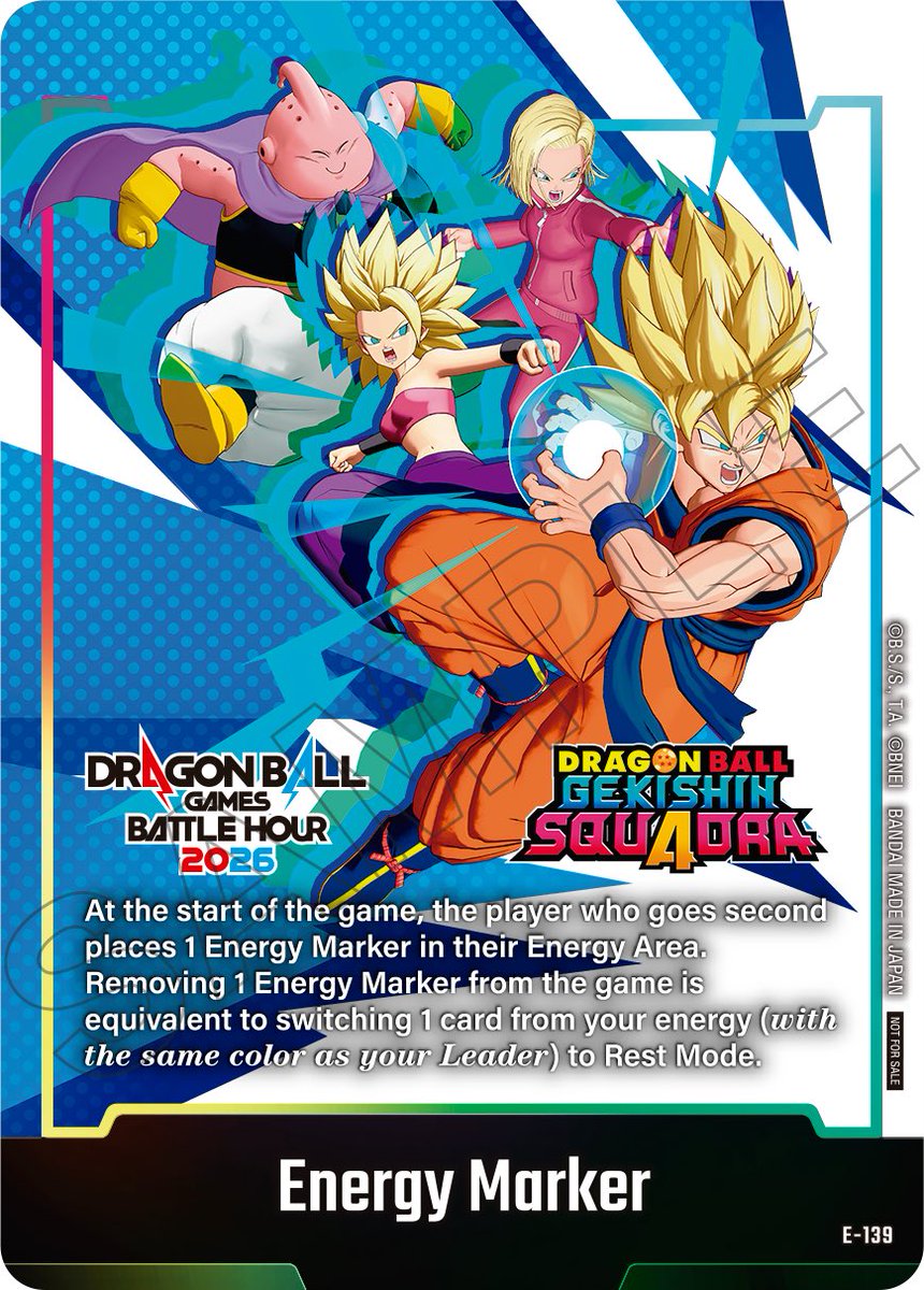 ドラゴンボールフュージョンワールド エナジーマーカー ドラゴンボール