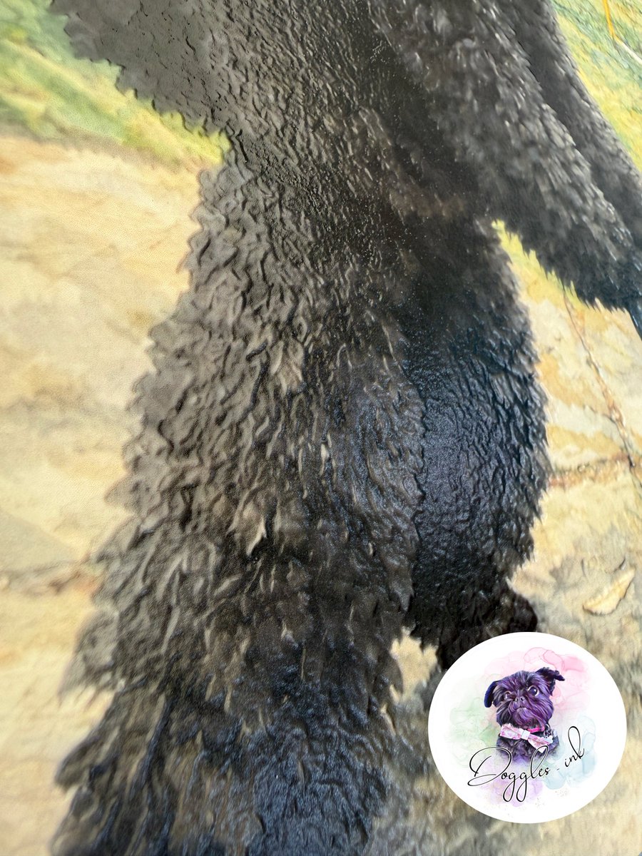 tinkahug's tweet photo. Made a textured print of my boy Ernie who I lost in January 💔💙 @eufyMake  #eufyMakeItReal #UVprinted #textured #memorial #dog #poodle #petloss https://t.co/yb8PX8zYjC