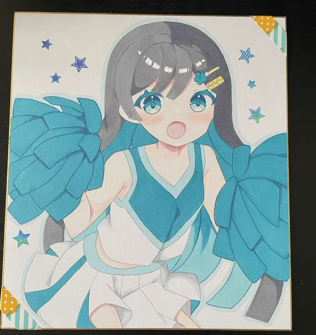 湊音さん大色紙描いたよー!そうパレ(コハタベ)に持ってく! す-17.18 緒