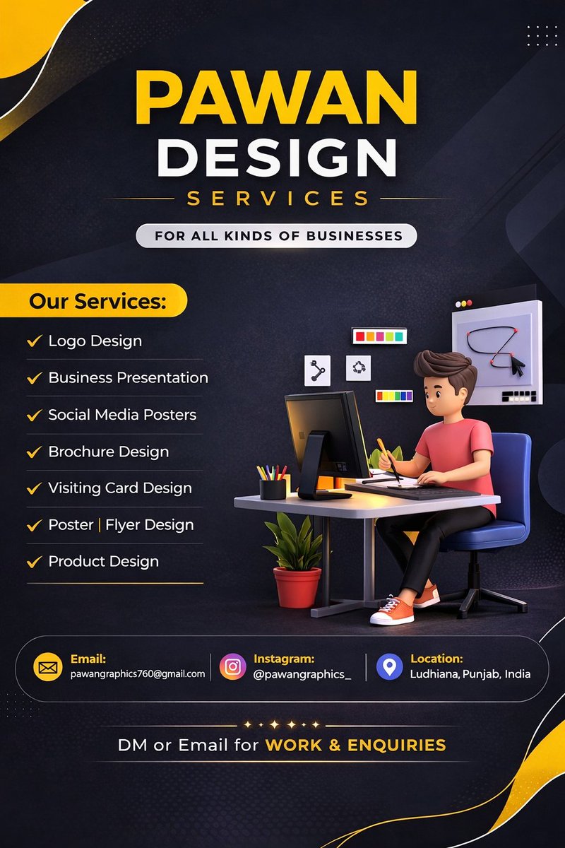 Pawan Yadav | Graphic Designer tweet media