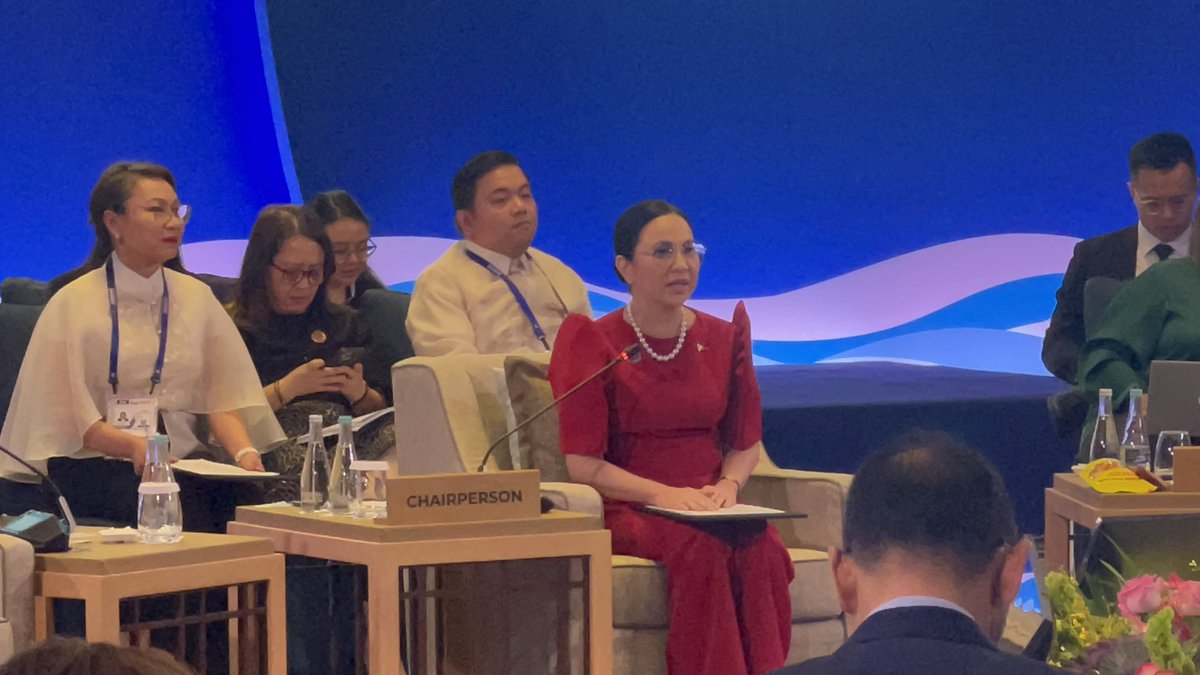 loganzapanta's tweet photo. Trade Secretary Cristina Roque opens the retreat: “Recent developments in the Middle East reminds us of our interconnectedness. Geopolitical tensions are no longer distant headlines; they are immediate economic shocks.” https://t.co/bbMhVoov2w