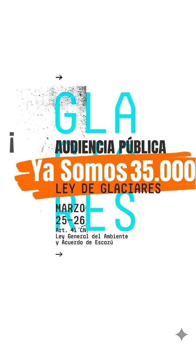 maxiferraro's tweet photo. HISTÓRICO | YA SOMOS 35.000

#LosGlaciaresNoSeTocan https://t.co/PP3sHEpf3I