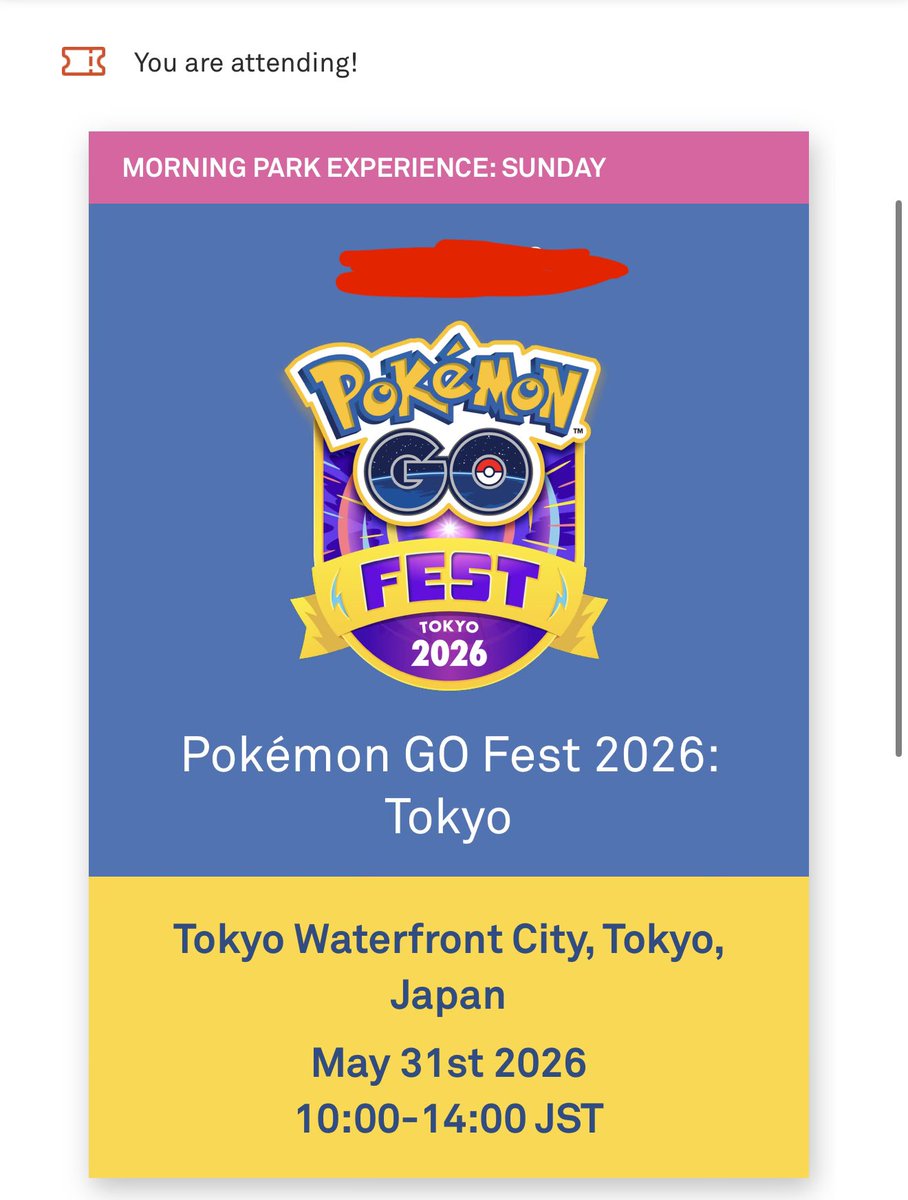 mcpy2000@ポケモンGO FEST 2026土耀日確定 tweet media