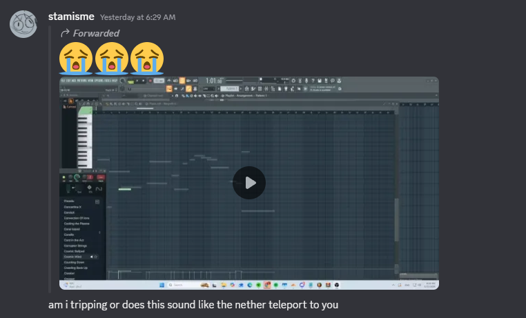 oh so i wasnt tripping