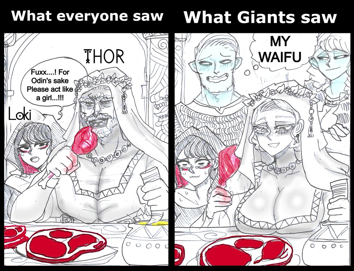 anonhistory's tweet photo. Crossdressing Thor https://t.co/xBzrH4UvLW