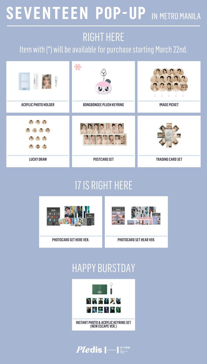 zeesnunew's tweet photo. open for pasabuy for all items! 

will visit the pop up march 18 ng morning

🏷️ wts lfb ph seventeen svt metro manila pop up amc artist made collection new_ caratland 2024 2025 cl24 cl25 picket trading card md pasabuy merch merchandise deco band https://t.co/4zHHerc8Xn