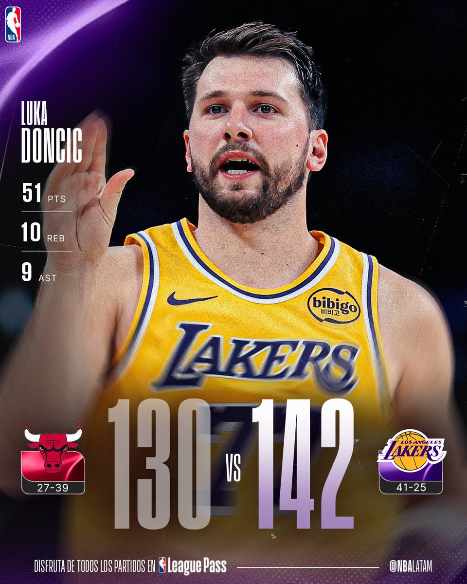 NBALatam's tweet photo. 51 DE LUKA 🔥 https://t.co/dKiXZWl1EC