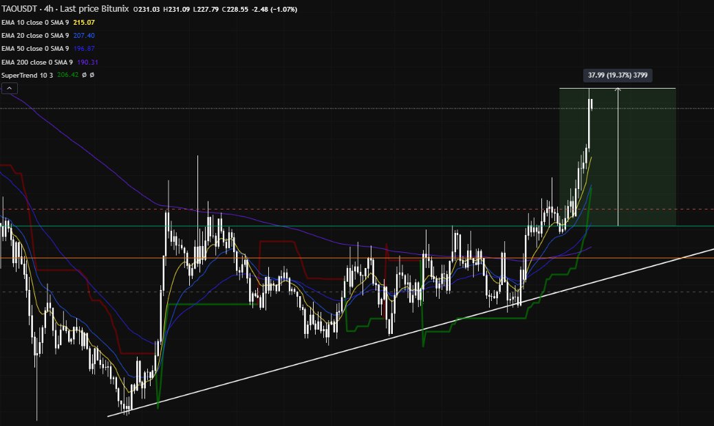 $TAO almost 20% move 👌