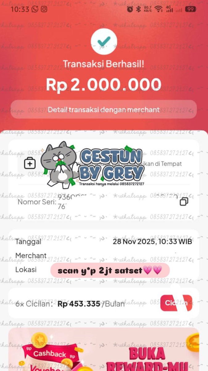 gestun va checkout tagihan tiket all paylater tweet media
