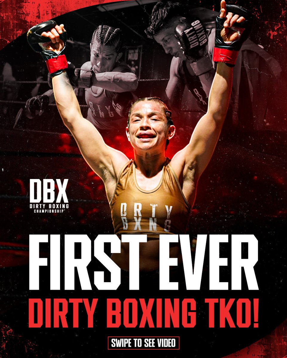 DirtyBoxing_'s tweet image. Claudia Zamora made Dirty Boxing history.

Her TKO at a DBX private event marked the first TKO ever in Dirty Boxing. 👊

#DBX
