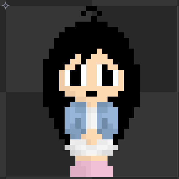 Drexel_Dev's tweet photo. The star of the show... In pixel!

Truly unfortunate she ended up in this position.
#indiedev #indieart #gamedev https://t.co/rCx6MjhPJH
