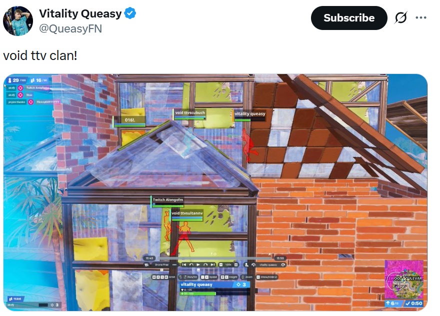 Void Esports tweet media