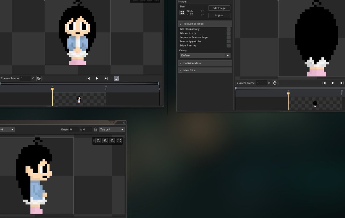Drexel_Dev's tweet photo. The star of the show... In pixel!

Truly unfortunate she ended up in this position.
#indiedev #indieart #gamedev https://t.co/rCx6MjhPJH