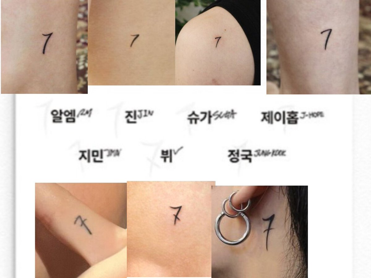 BTS and their 7 tattoos on the cover of Arirang is so meaningful