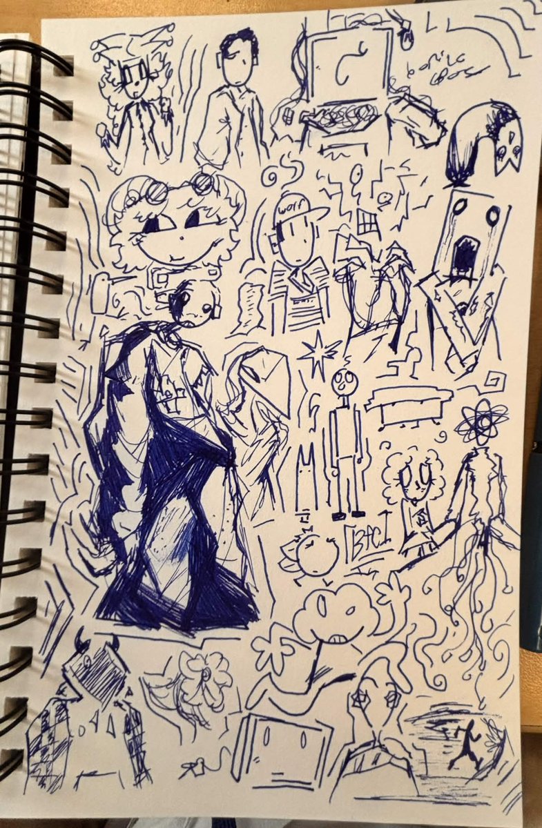 Random stuff I drew in art for the past 2 days