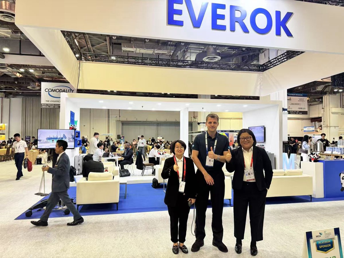 EverokGroup's tweet photo. From March 9-13, the top overseas sales team of Everok Group, led by Mr. Billy Hu, the president of the Group, attended the 15th WCA Worldwide Conference held in Singapore. During the event, Everok was once again recognized with the prestigious Top 3 Asia Best Partner award. https://t.co/ekbNuq6D2D