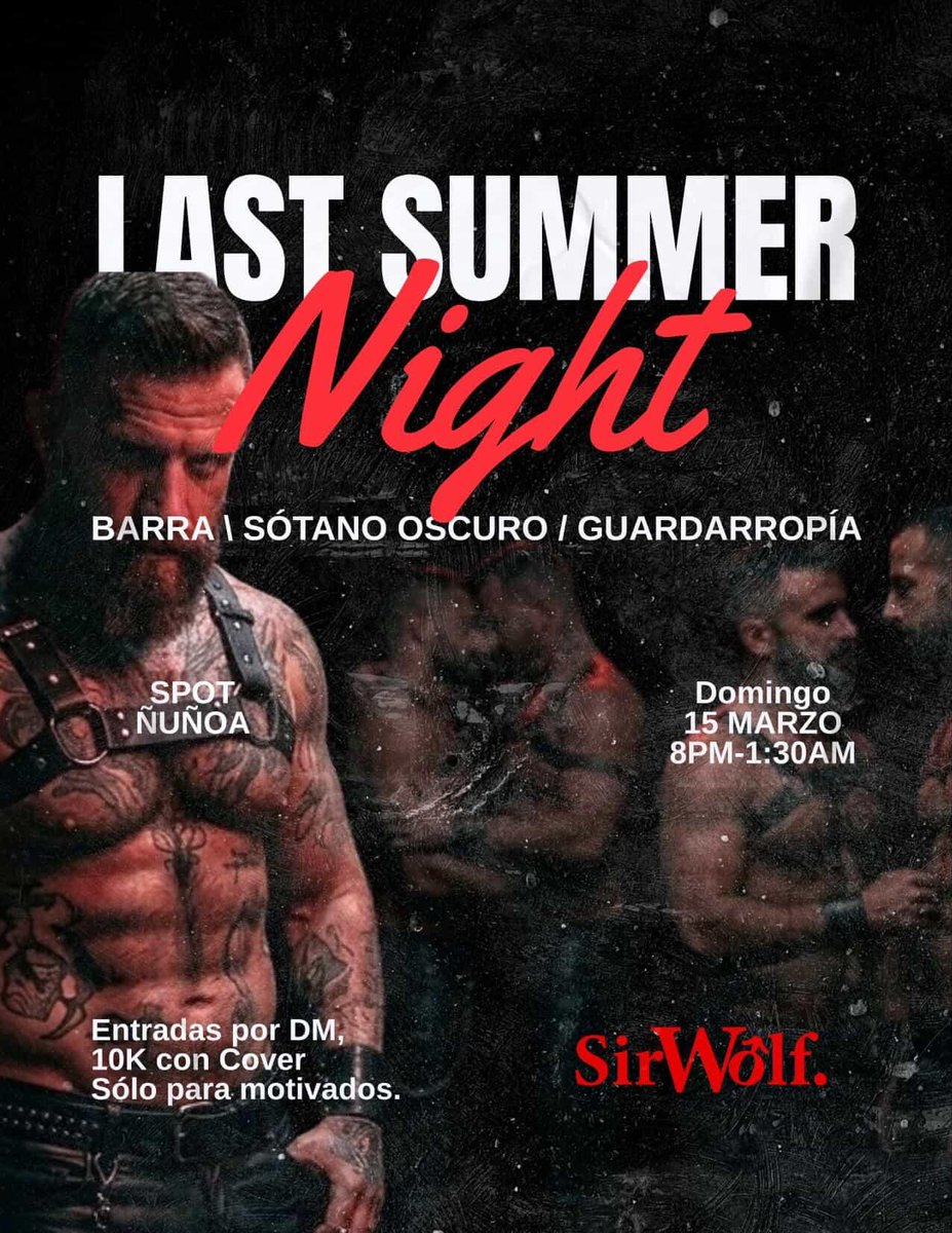 Ignus_wolf's tweet photo. Nos vemos este domingo?💥💥💥💥 https://t.co/J3Bqgkrzbe