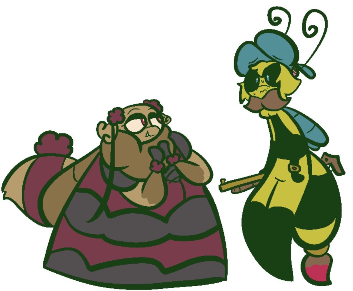 SooplaleBugman's tweet photo. trying out some stuff with line color! #bugfables #bugfablesau #art https://t.co/rE4QlqVlbK