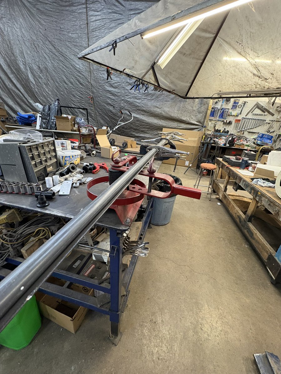Callum_nvp2's tweet photo. @NValleyP2 @KippenAndrew lots on the go these days from inspections to drilling and tapping a new wet boom for a symphony reclaim build coming up on a pull type Hardi sprayer for this spring! https://t.co/4LjA3anTWZ
