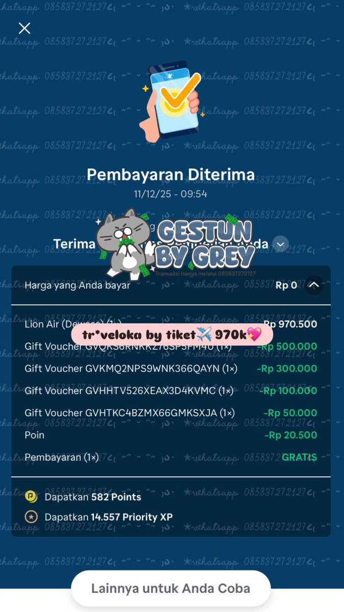 gestun va checkout tagihan tiket all paylater tweet media