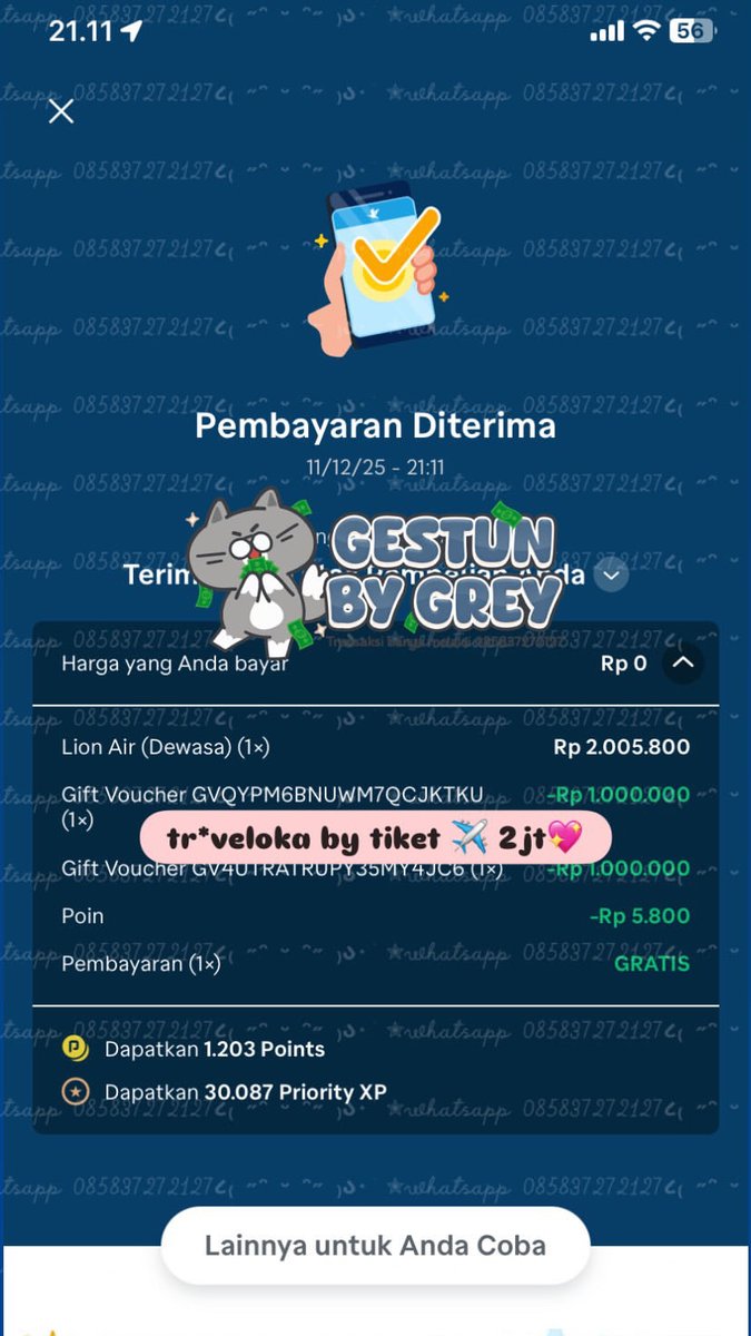 gestun va checkout tagihan tiket all paylater tweet media