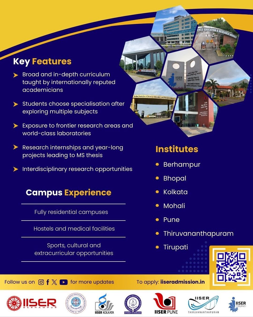 IISER Admissions tweet media