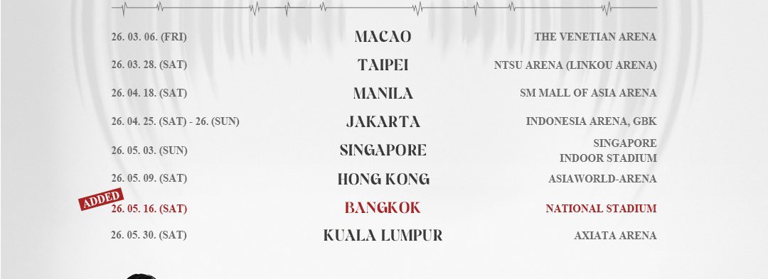 the stage เริ่มที่เกาหลีเดือน6 

แต่เดือน5 ยังทัวรคอน asia อยู่เลย 4ประเทศอะ ความเป็นไปของคัมแบคคือยังไงอะ อะไรวะอิหยางอห