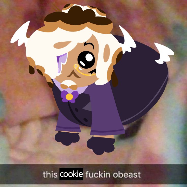 NighttimeNox's tweet photo. Fat 💜
─── ⋆⋅ ♰ ⋅⋆ ───
#cookierunoc https://t.co/VzvXt3uSEU