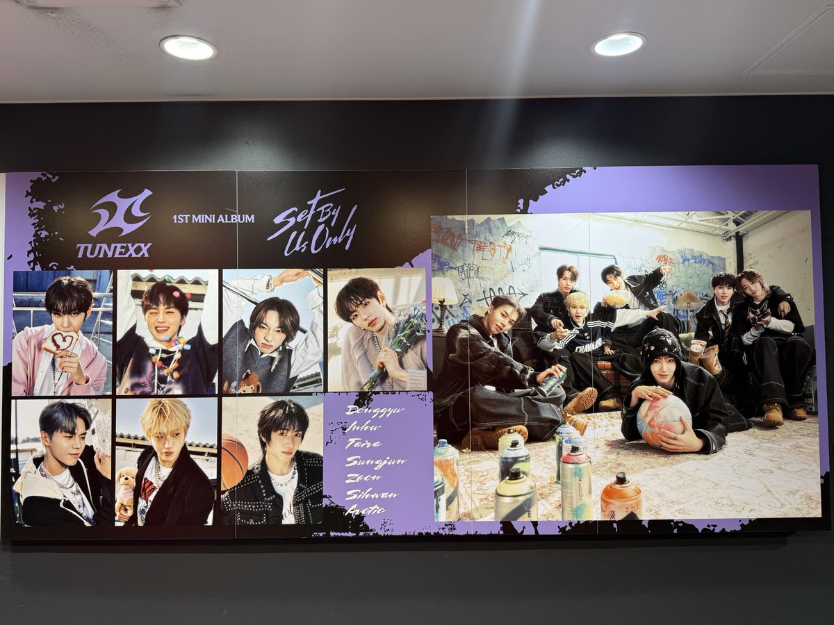 タワ渋kpop】 ／ #TUNEXX『SET BY US ONLY』 限定特典付き入荷いたし