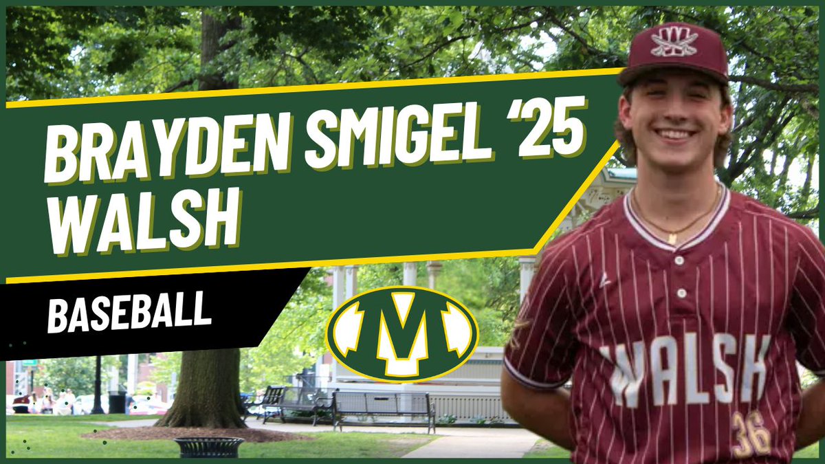 MedinaBoosters's tweet photo. The @medinaboosters @medinaalumni spotlight shines on Brayden Smigel '25, pitcher @WalshCavaliers.  He got his 1st college win vs Adelphi on 3/8 with 4 ip &amp; 4 k's for the Cavaliers.   Walsh battle Tiffin today, Sat &amp; Sun weather permitting.  @medinaathletics @MHSBaseballBees https://t.co/KaOUzZKV2B