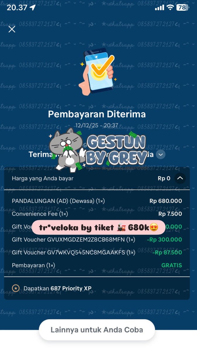 gestun va checkout tagihan tiket all paylater tweet media