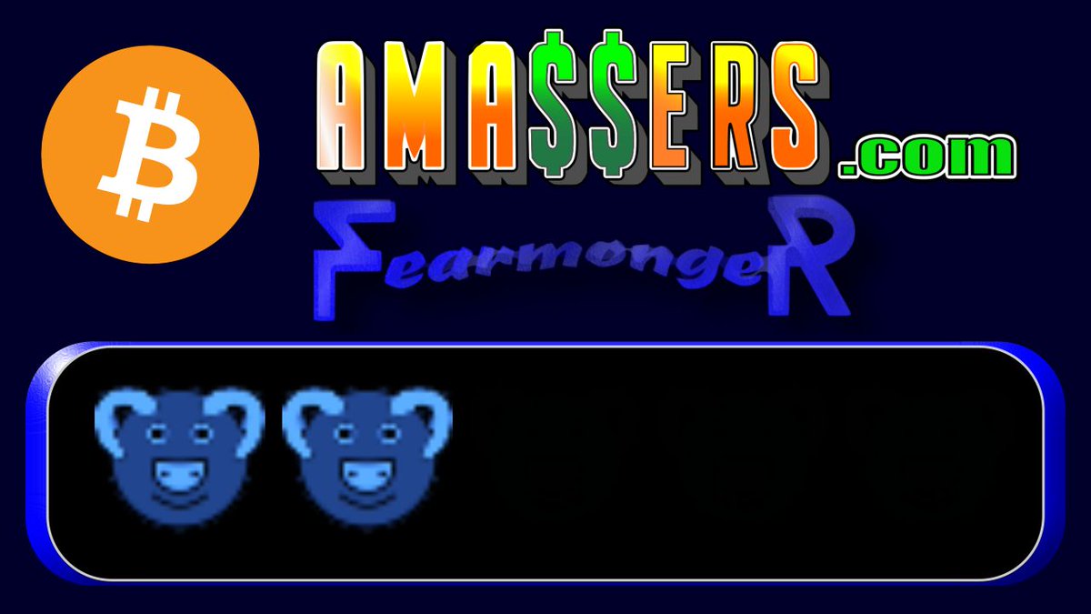 #Bitcoin #cryptocurrency #FearandGreed #Fearmonger Market sentiment indicator is 
2 of 5 BULLS Now. 
Find this free #trading and #investment tool and #cryptonews at amassers.com