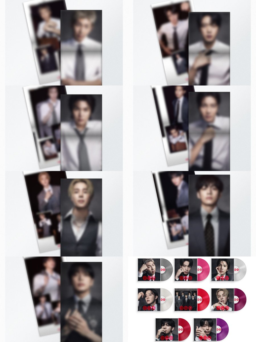 THE INDIVIDUAL VINYL POSTERS ARE GIVING A VERY WATTPAD MAFIA BOSS AURA HELO