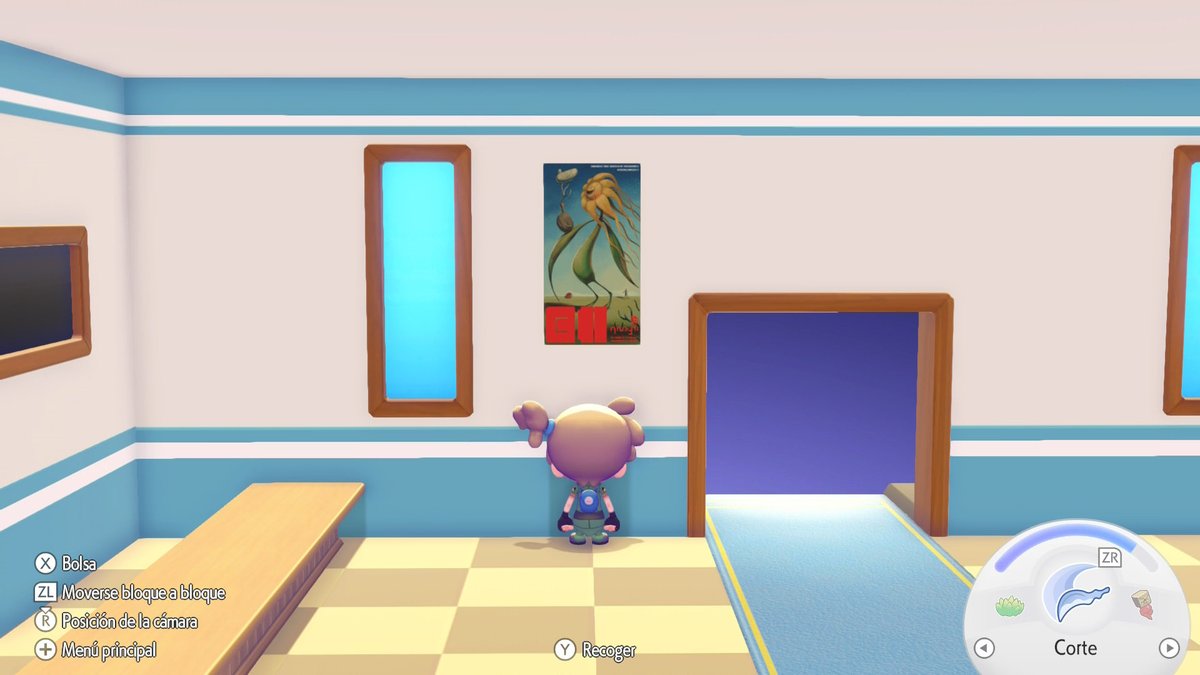 Em todo game Pokémon sempre temos um “spoiler” do que está por vir. Em Pokopia não foi diferente, temos um quadro de lumineon embaixo d’água, apontando para Pokémon Ventos e Ondas. Mas achei esse quadro da sunflora curioso, seria a sua forma Gmax em Pokémon Legends Galar?
