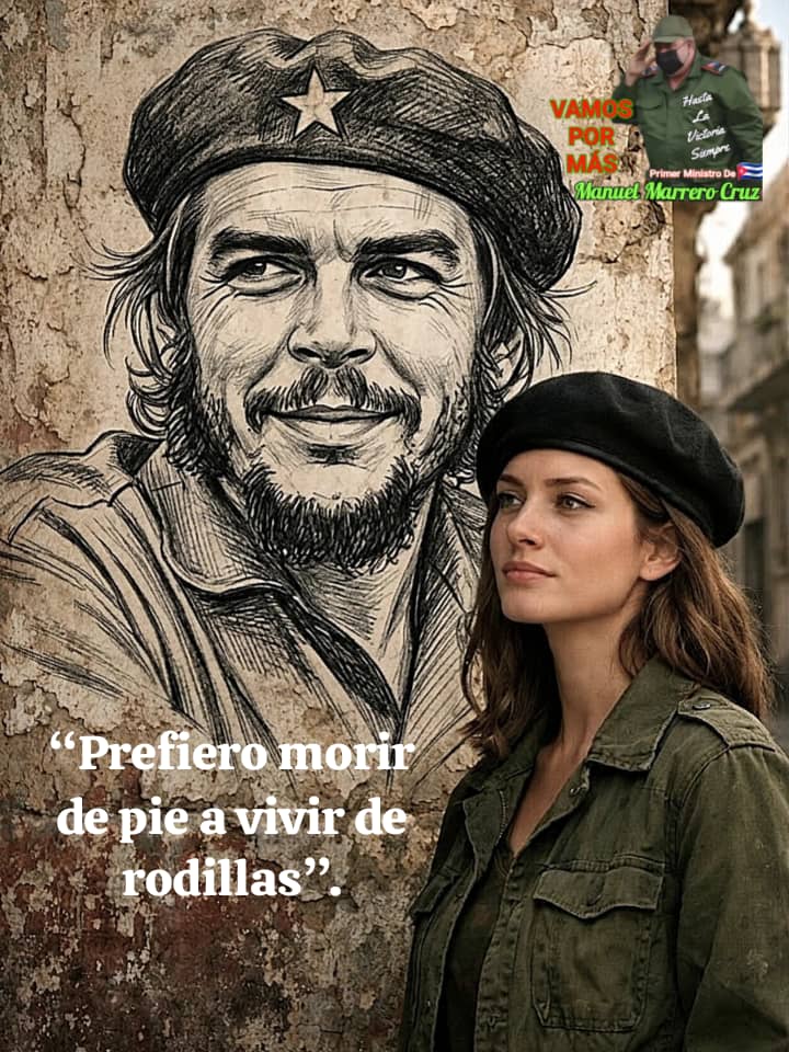 De rodillas nunca.