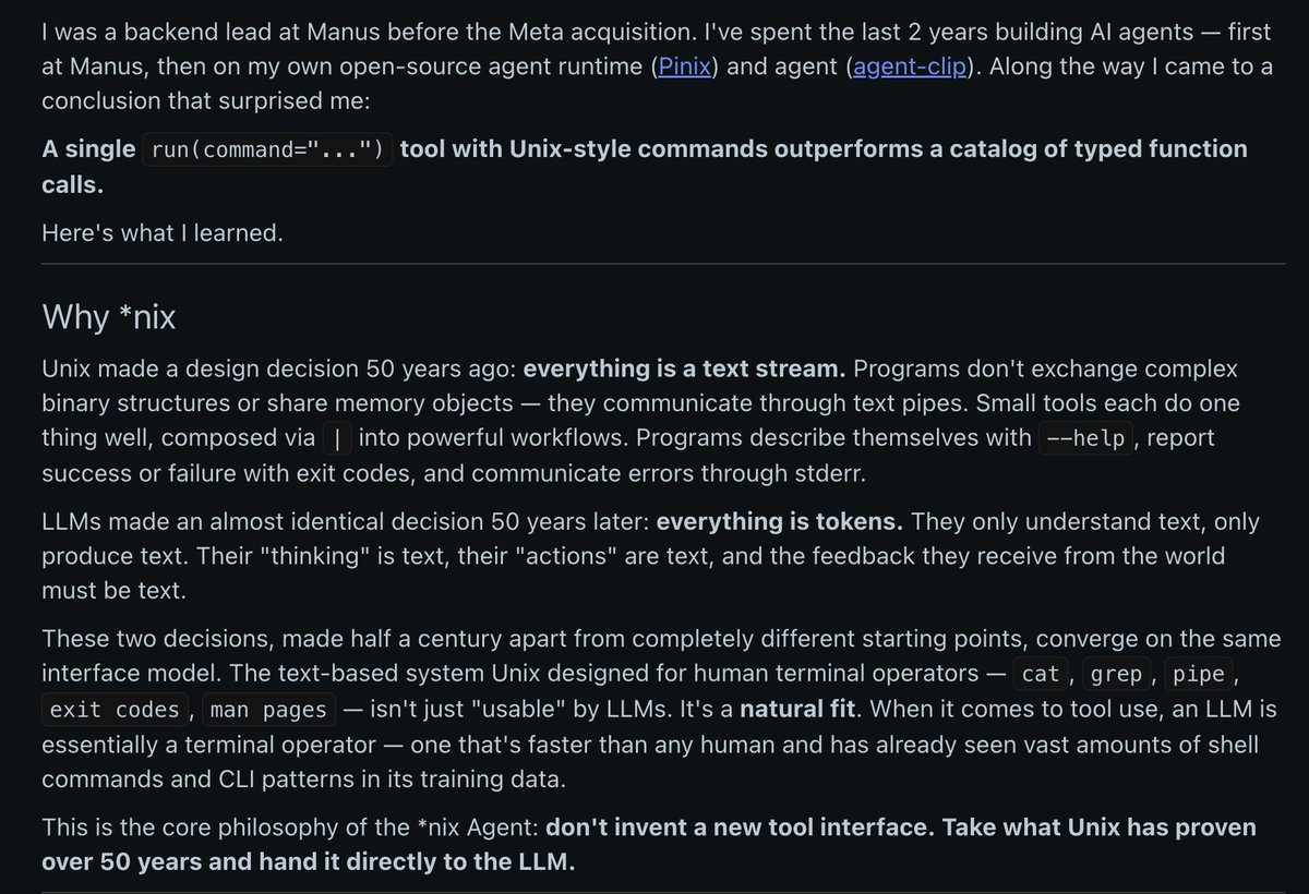 CLI vs typed tools thesis