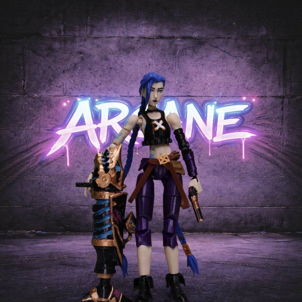 Andres_MP11's tweet photo. Chaos is here

My new articulated figure of Jinx, inspired by Arcane from the world of League of Legends, is now available to 3D print.

Ready to bring a little chaos to your collection? Available here: https://t.co/xwJPClVudN

#Arcane #Jinx #LeagueOfLegends #3DPrinting @Cults3D https://t.co/3zK0PekCNW